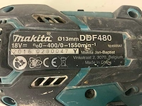 Makita ddf480 schroefboormachine - afbeelding 4 van  5