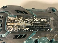 Makita ddf480 schroefboormachine - afbeelding 4 van  5