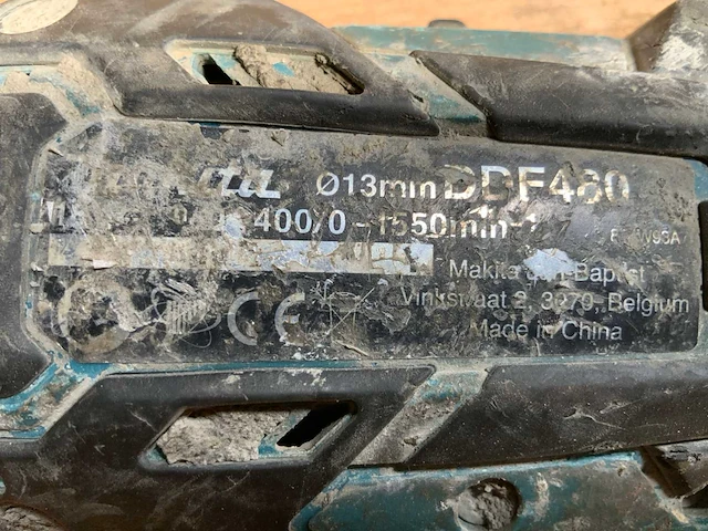 Makita ddf480 schroefboormachine - afbeelding 3 van  5