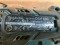 Makita ddf480 schroefboormachine - afbeelding 3 van  5