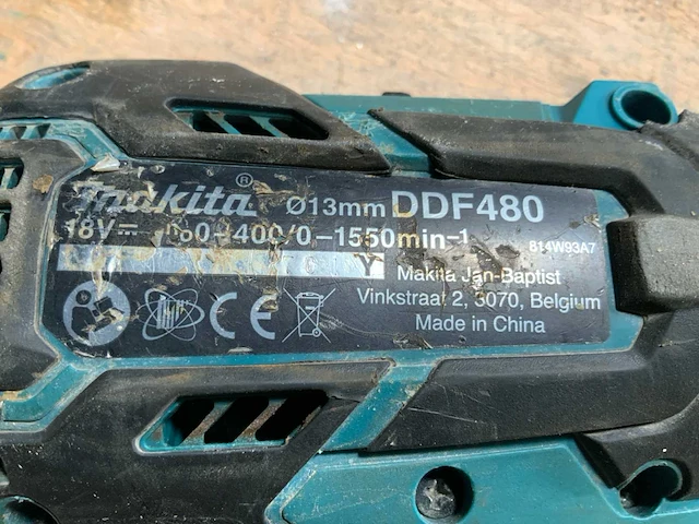 Makita ddf480 schroefboormachines - afbeelding 4 van  6