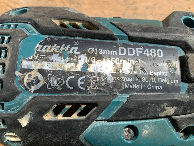 Makita ddf480 schroefboormachines - afbeelding 3 van  5