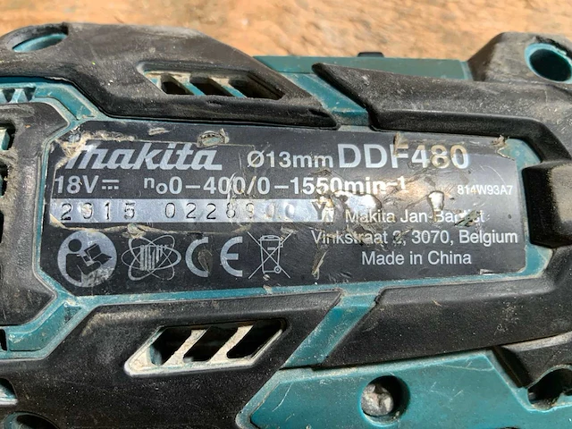 Makita ddf480 schroefboormachines - afbeelding 3 van  5