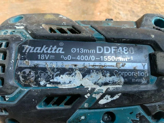 Makita ddf480 schroefboormachines - afbeelding 3 van  5