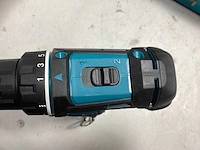 Makita ddf482rfj accu-schroefboormachine body + 2x 3ah accu + lader + koffer - afbeelding 4 van  4
