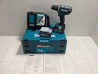 Makita ddf482rtj 18v li-ion accu boor-/schroefmachine set (2x5ah) accu in mbox - afbeelding 1 van  3