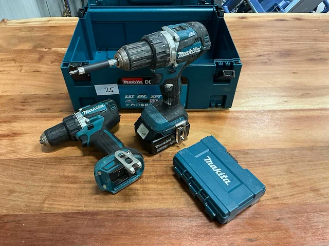 Makita ddf484 boormachine (2x) - afbeelding 2 van  4