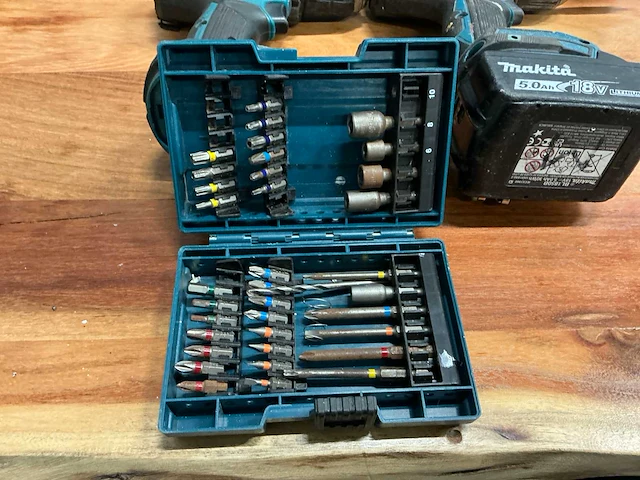 Makita ddf484 boormachine (2x) - afbeelding 4 van  4