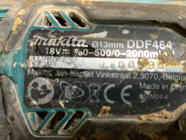 Makita ddf484 schroefboormachine - afbeelding 4 van  5