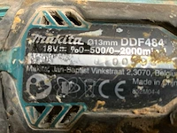 Makita ddf484 schroefboormachine - afbeelding 4 van  5