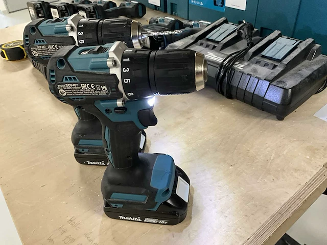 Makita ddf487 schroefboormachine (2x) - afbeelding 3 van  7