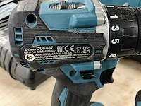 Makita ddf487 schroefboormachine (2x) - afbeelding 6 van  7