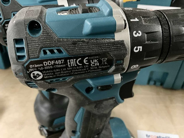 Makita ddf487 schroefboormachine (2x) - afbeelding 5 van  6