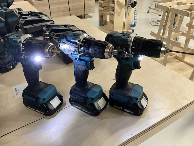 Makita ddf487 schroefboormachine (3x) - afbeelding 2 van  5