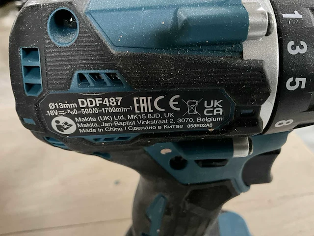 Makita ddf487 schroefboormachine (3x) - afbeelding 5 van  5