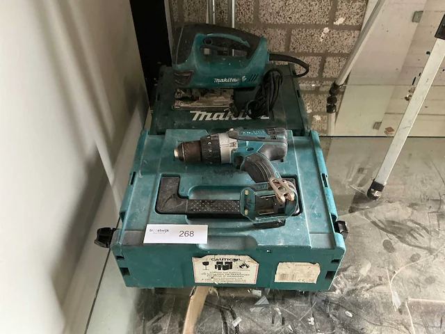 Makita decoupeerzaag en schroefmachine (2x) - afbeelding 1 van  3