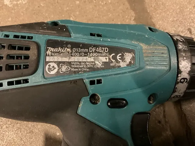 Makita df457d schroefboormachine - afbeelding 2 van  3