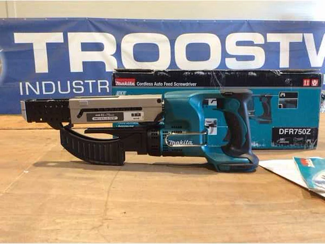 Makita dfr750z accu gipsschroefmachine / bandschroefmachine - afbeelding 1 van  5