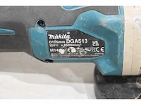 Makita dga 513 18v haakse slijpmachine - afbeelding 3 van  4