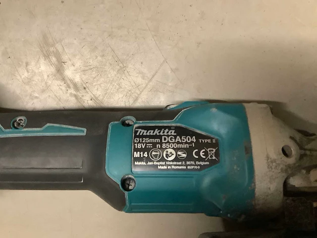 Makita dga504 accu slijptol - afbeelding 5 van  5