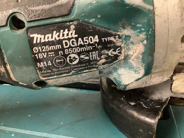 Makita dga504 haakse slijpmachine - afbeelding 4 van  4