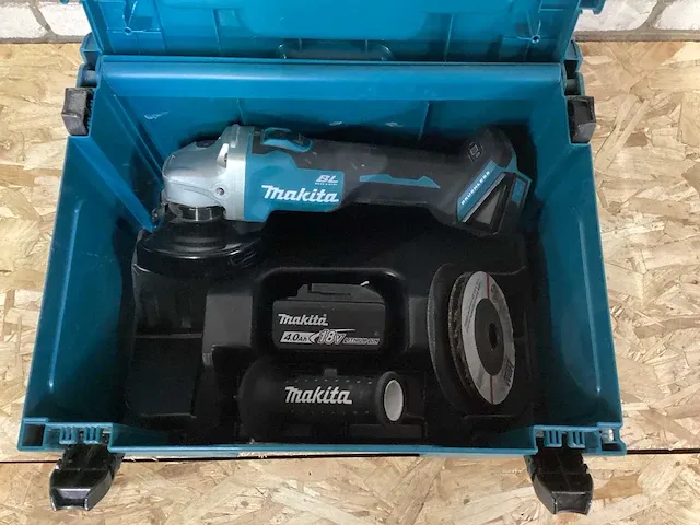 Makita dga511rtj haakse slijper op accu - afbeelding 5 van  6
