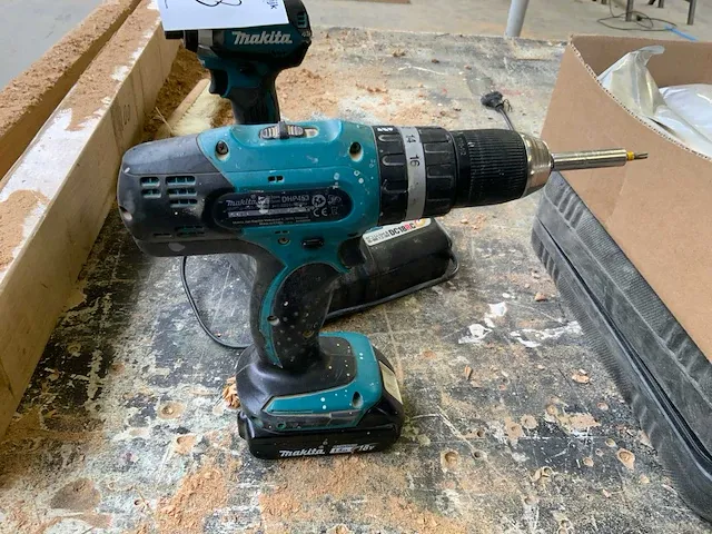 Makita dhp453 boormachine en slagschroef machine (2x) - afbeelding 3 van  8