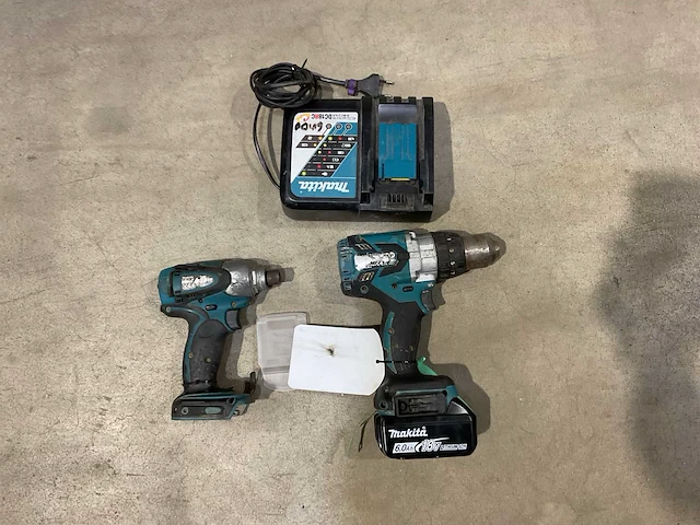 Makita dhp458 slagschroever + boormachine - afbeelding 2 van  4