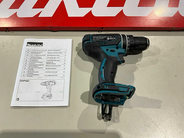 Makita dhp482 accu klopboor-/schroefmachine - afbeelding 2 van  5