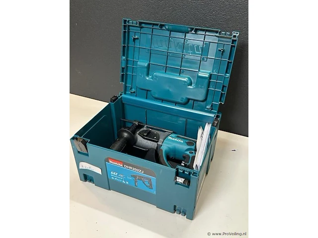 Makita dhr202zj accu combihamer in kist - afbeelding 1 van  4