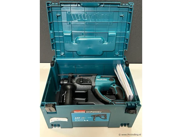 Makita dhr202zj accu combihamer in kist - afbeelding 2 van  4