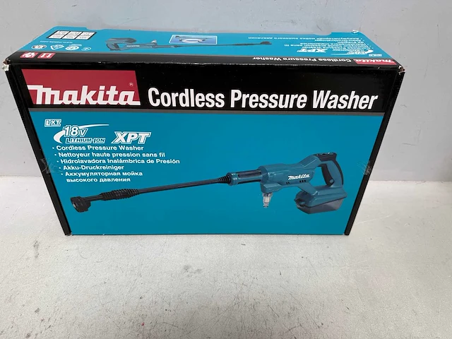 Makita dhw180z accu hogedrukreiniger 24 bar lxt 18 v basic body - afbeelding 1 van  1