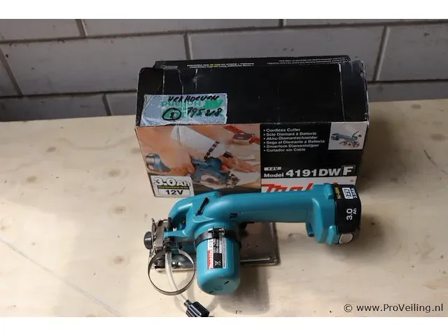 Makita diamantslijper op accu model 4191dwf - afbeelding 1 van  4