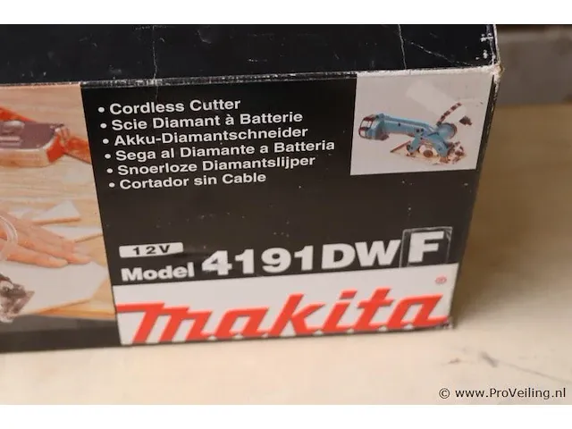 Makita diamantslijper op accu model 4191dwf - afbeelding 4 van  4