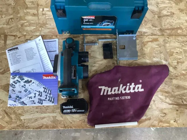 Makita dkp180 handschaafmachine op accu - afbeelding 2 van  7