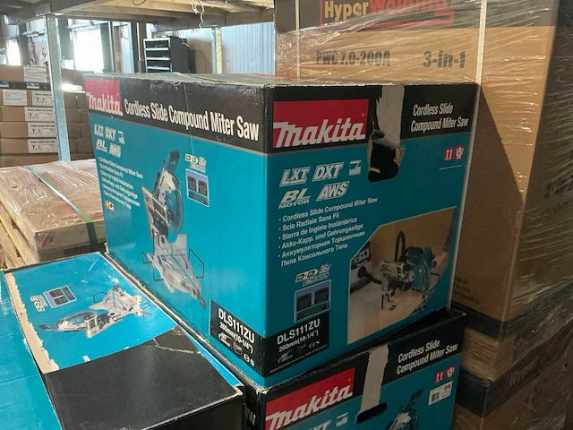 Makita dls111zu 36v (2x 18v) afkortcirkelzaagmachine op accu - afbeelding 2 van  8