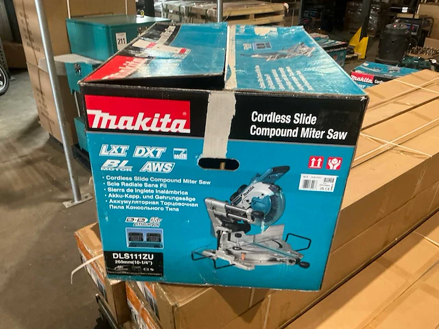 Makita dls111zu 36v (2x 18v) afkortcirkelzaagmachine op accu - afbeelding 9 van  9