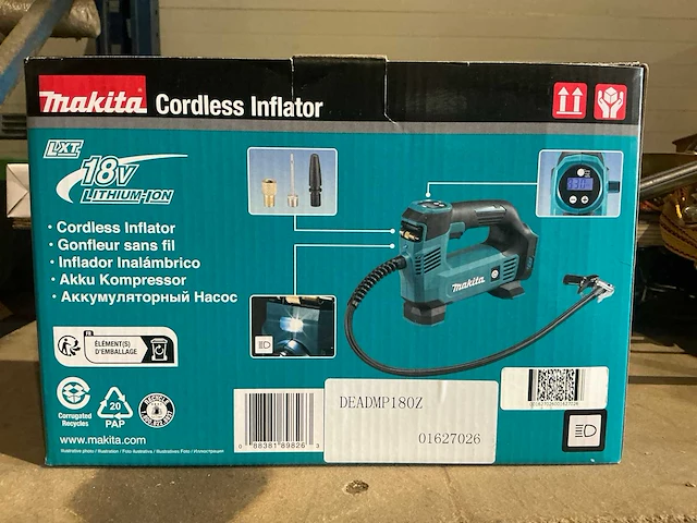 Makita dmp180z compressor op accu - afbeelding 2 van  4