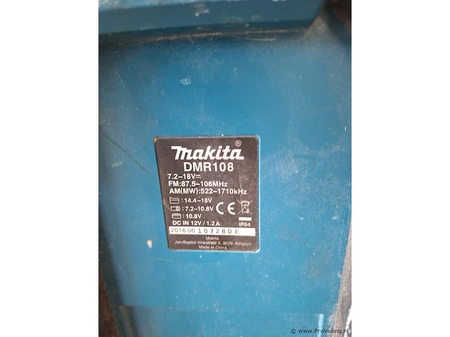 Makita dmr108 bouwradio - afbeelding 5 van  5