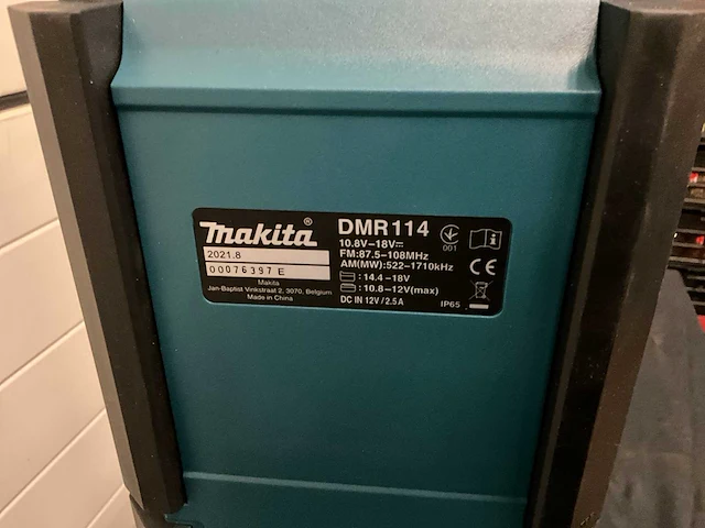 Makita dmr114 radio & wekker - afbeelding 7 van  9