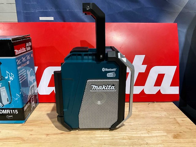 Makita dmr115 bluetooth/dab+ bouwradio op accu - afbeelding 4 van  7