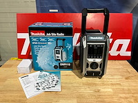 Makita dmr115 bluetooth/dab+ bouwradio op accu - afbeelding 1 van  7