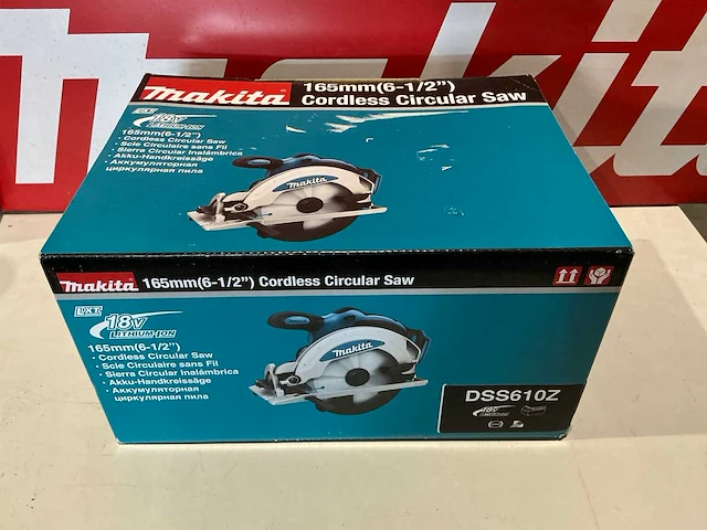 Makita dss610z cirkelzaagmachine - afbeelding 1 van  8