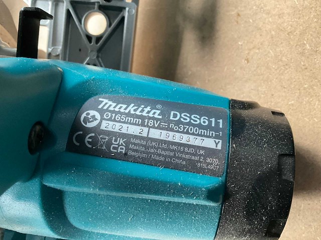 Makita dss611 cirkelzaagmachine (2x) - afbeelding 3 van  8