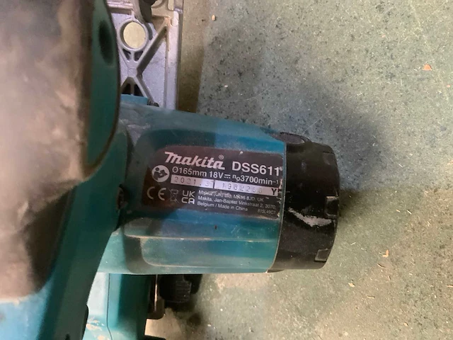 Makita dss611 cirkelzaagmachine - afbeelding 4 van  4