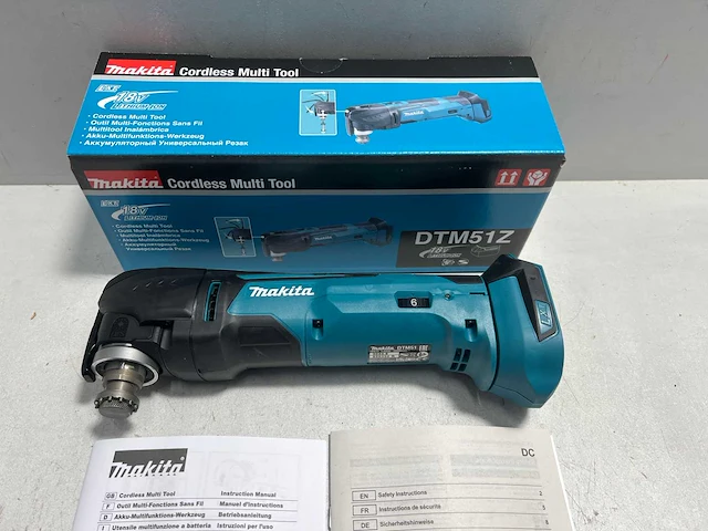 Makita dtm151z multi-tool(body) 1x - afbeelding 1 van  3