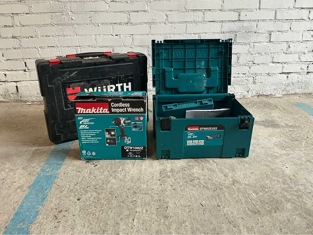 Makita dtw1002z accuboormachine met boorgereedschap. - afbeelding 1 van  3