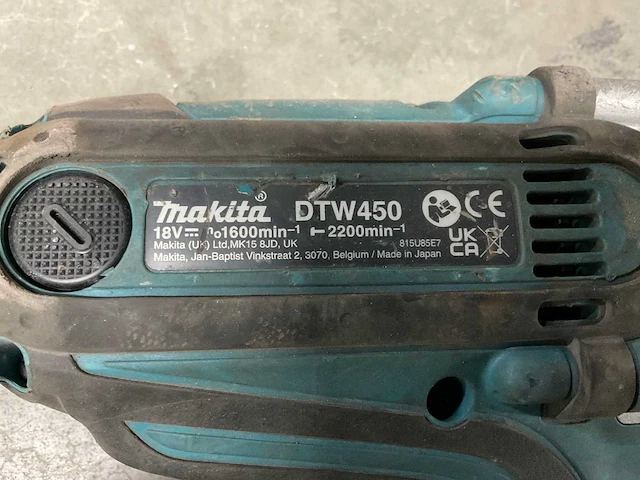 Makita dtw450 slagmoersleutel (2x) - afbeelding 3 van  4