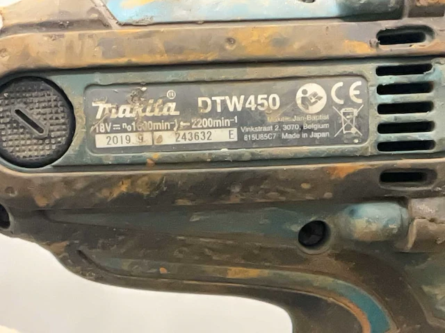 Makita dtw450 slagmoersleutel - afbeelding 3 van  4