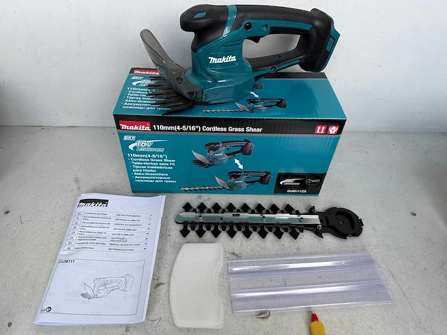 Makita dum111zx accu gras-/buxusschaar 18v basic body - afbeelding 1 van  4